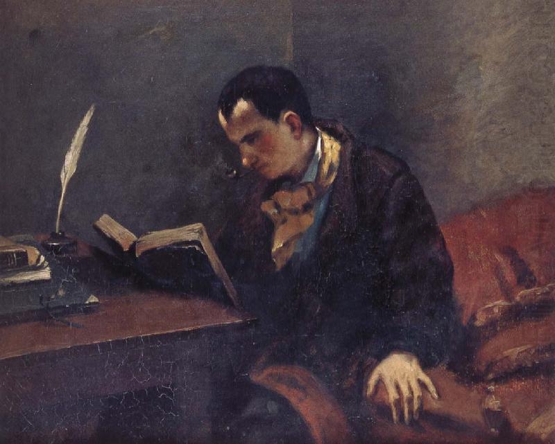 Gustave Courbet Portrait of Baudelaire china oil painting image